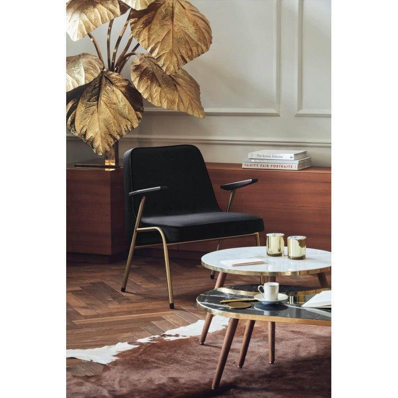 Fotel 366 METAL tapicerowany w tkaninie New Coco – 366 concept