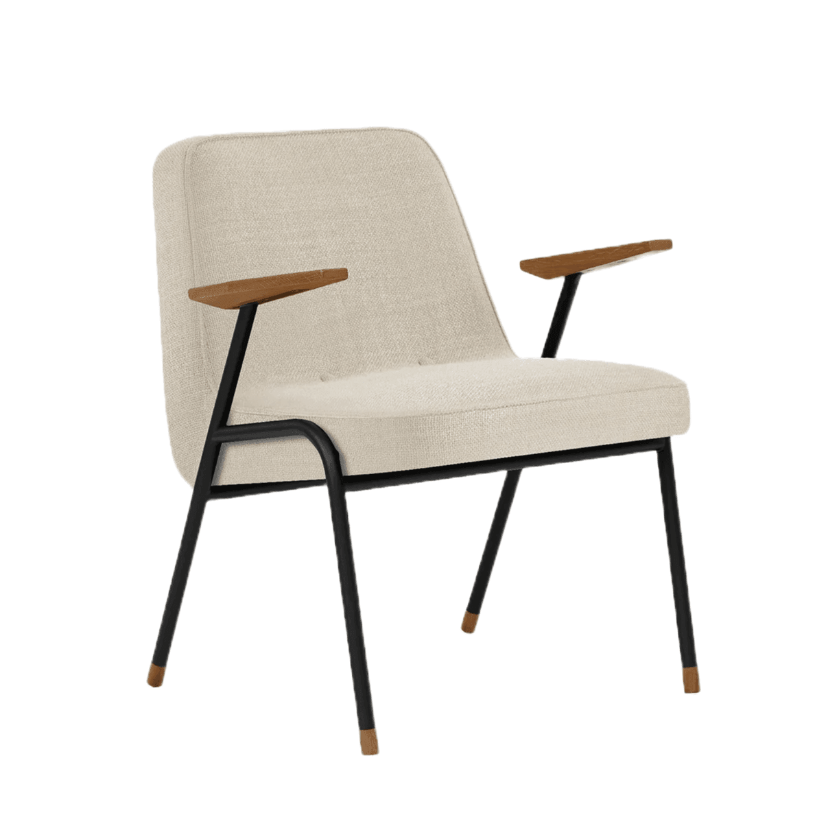 Fotel 366 METAL tapicerowany w tkaninie New Coco – 366 concept