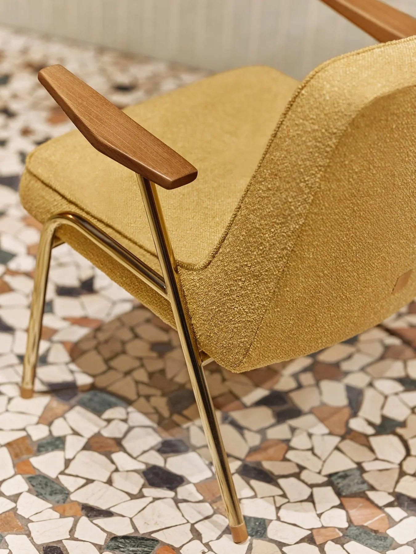 Fotel 366 METAL tapicerowany w tkaninie New Coco – 366 concept