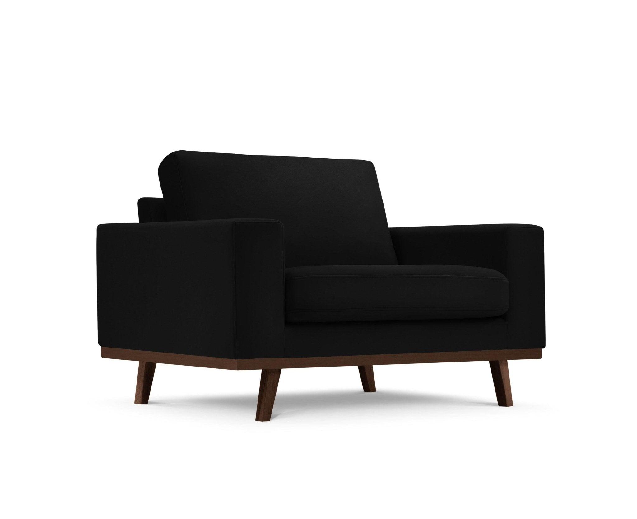 Fotel aksamitny HEBE czarny Mazzini Sofas Eye on Design