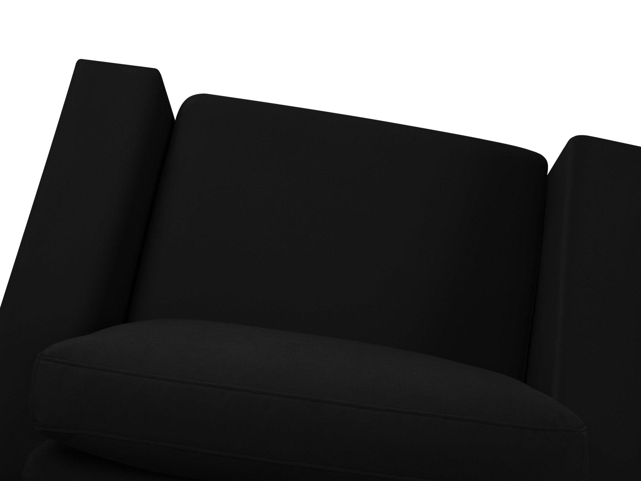 Fotel aksamitny HEBE czarny Mazzini Sofas Eye on Design