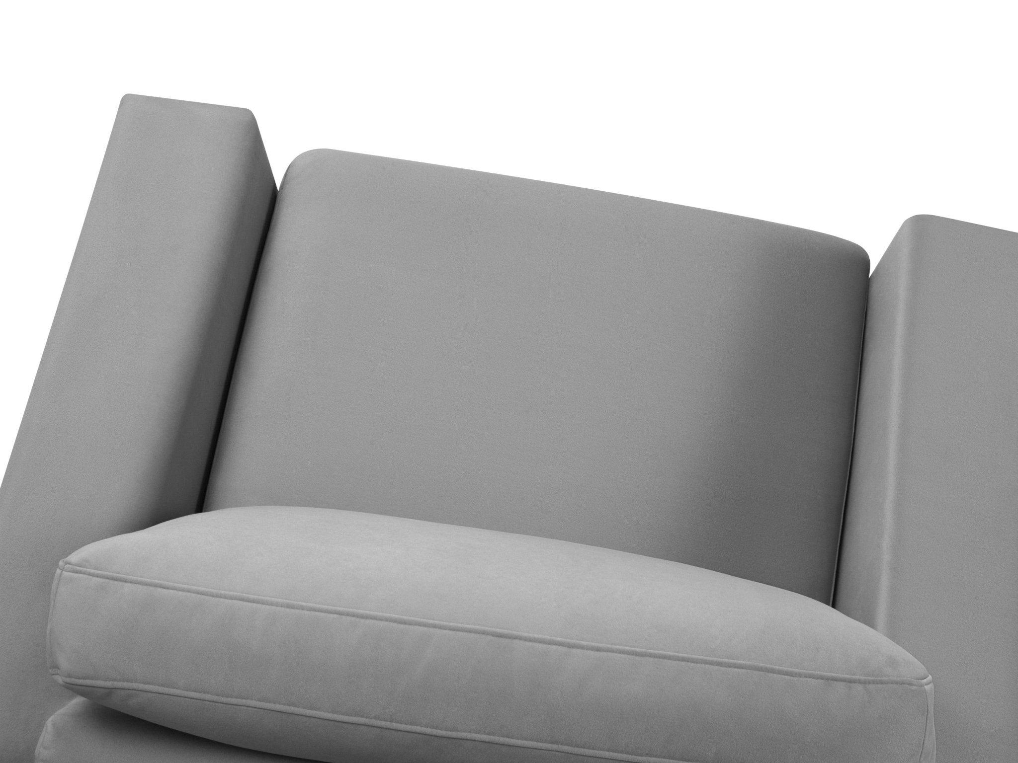 Fotel aksamitny HEBE szary Mazzini Sofas Eye on Design