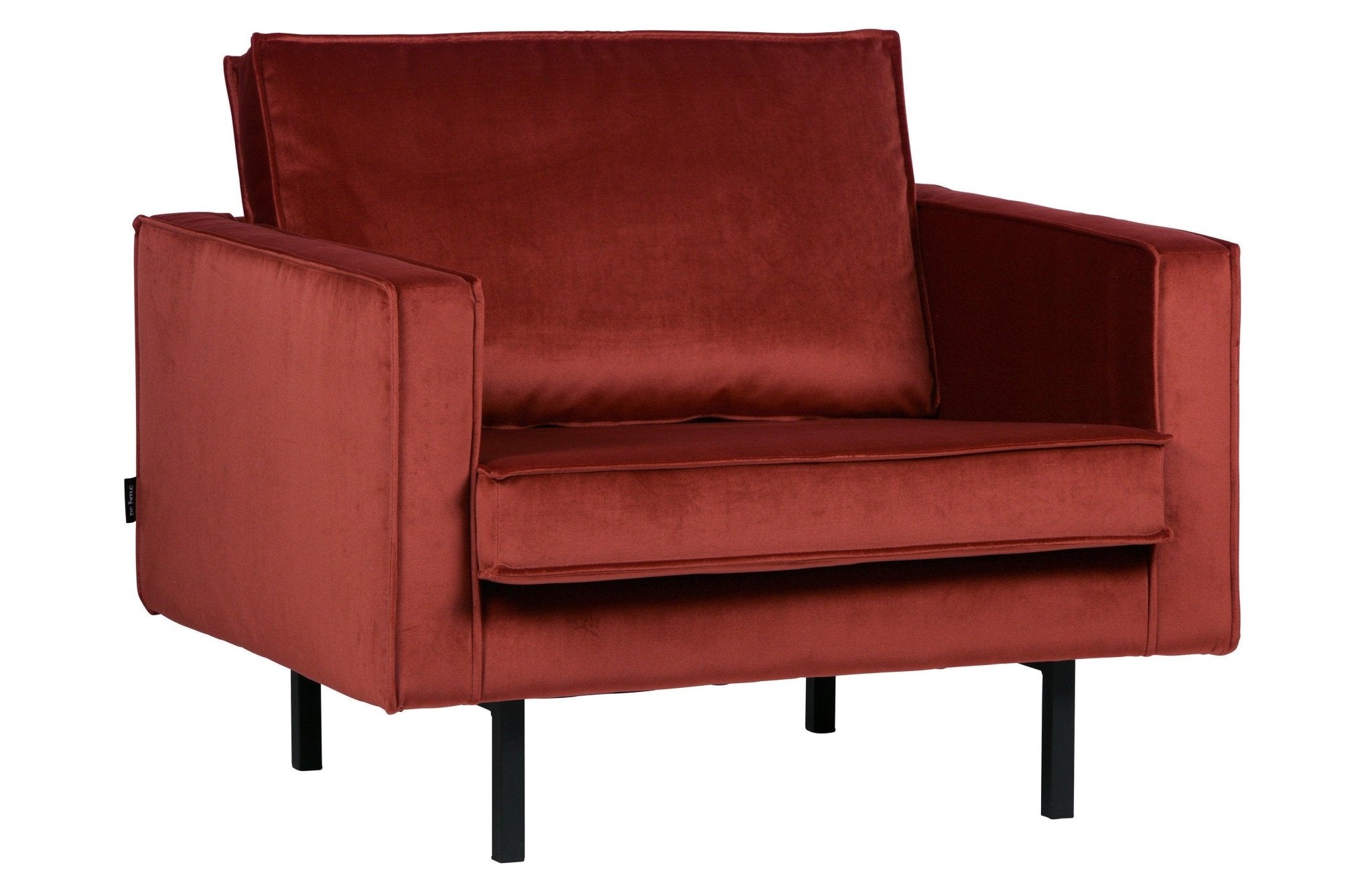 Fotel aksamitny RODEO kasztanowy Be Pure Eye on Design