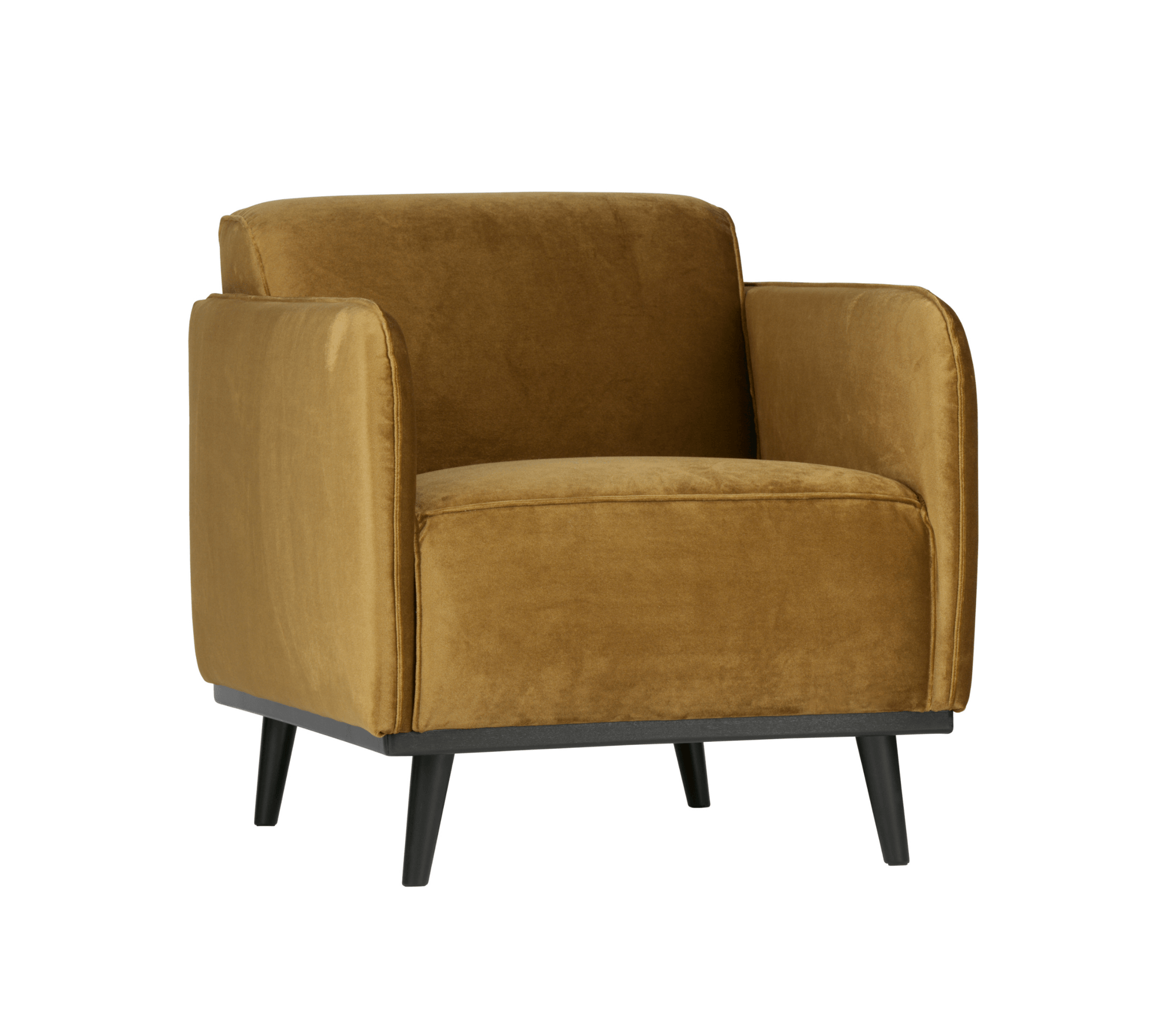 Fotel aksamitny STATEMENT miodowy Be Pure Eye on Design