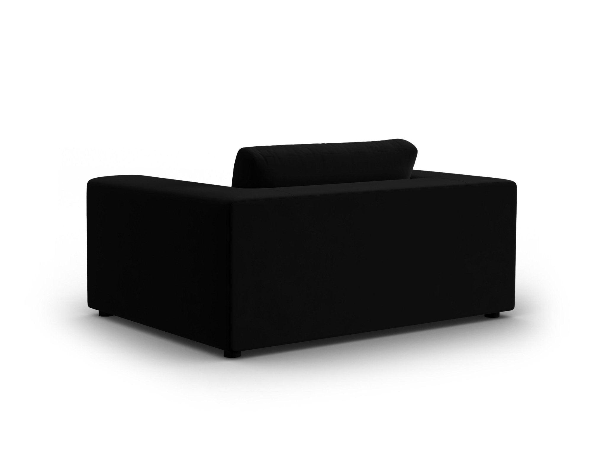 Fotel aksamitny TENDANCE czarny CXL by Christian Lacroix Eye on Design