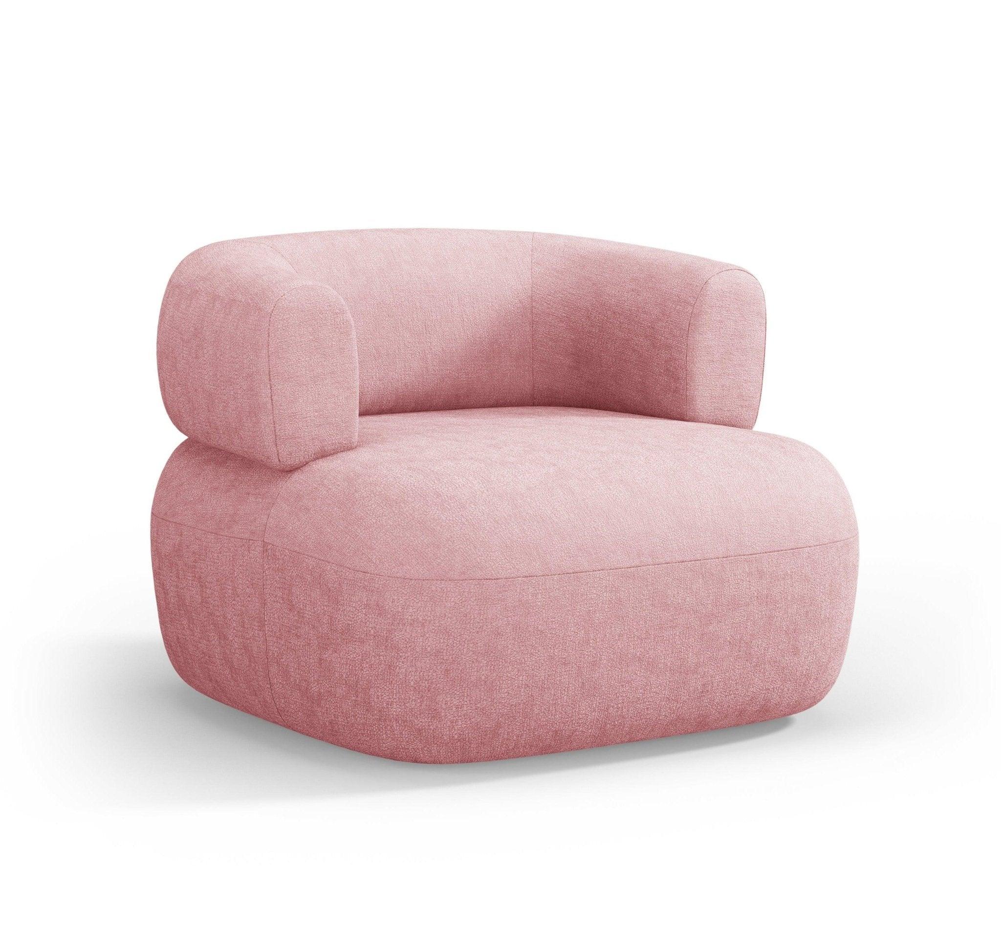 Fotel ALDRIN różowy szenil Windsor & Co Eye on Design