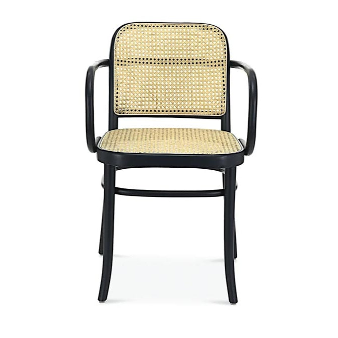 Chair with armrests B-811 beech wood