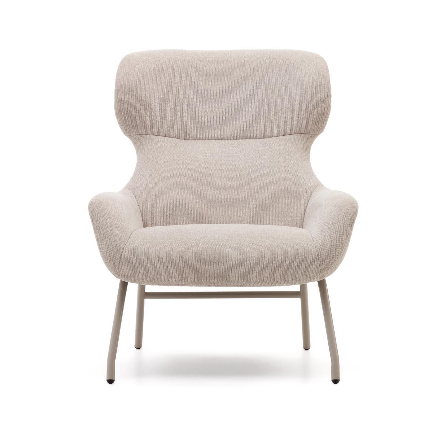 Fotel BELINA beżowy szenil La Forma Eye on Design