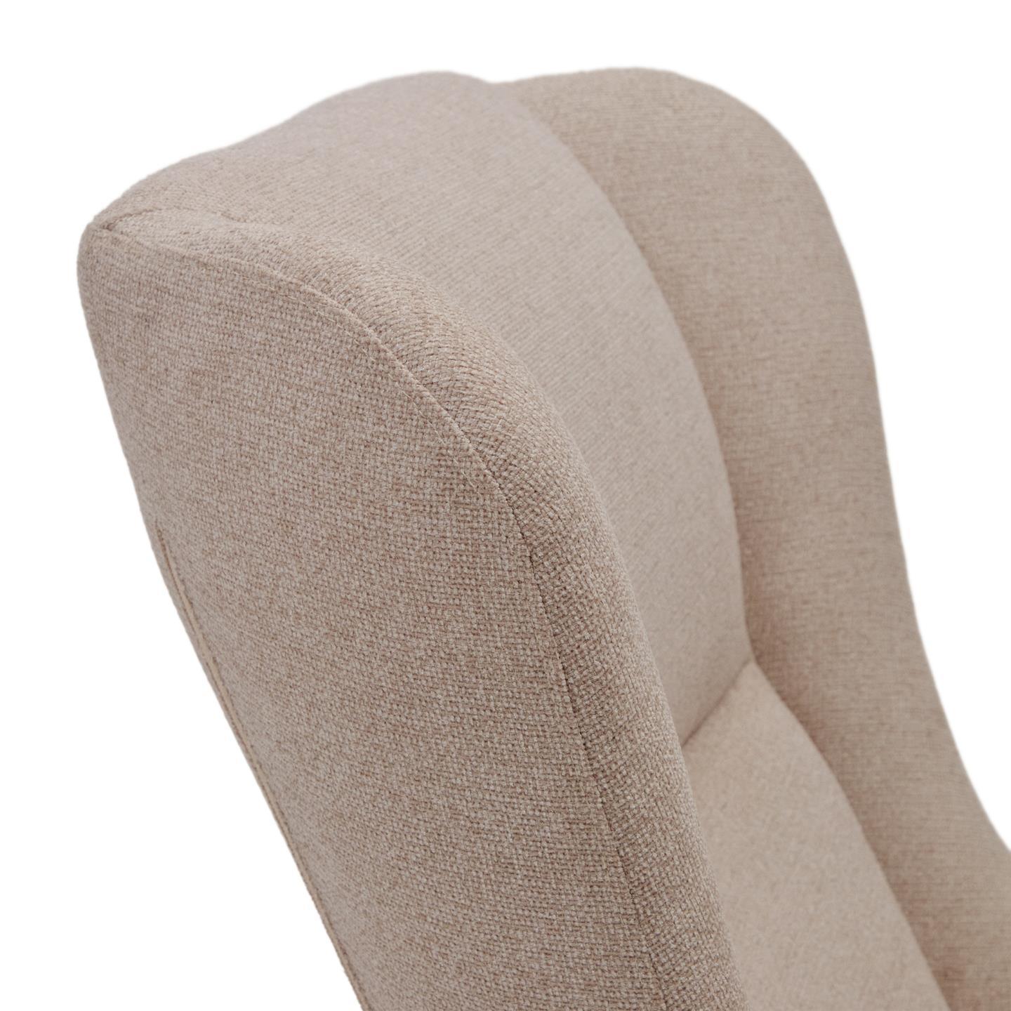 Fotel bujany MAUSTIN beżowy szenil La Forma Eye on Design