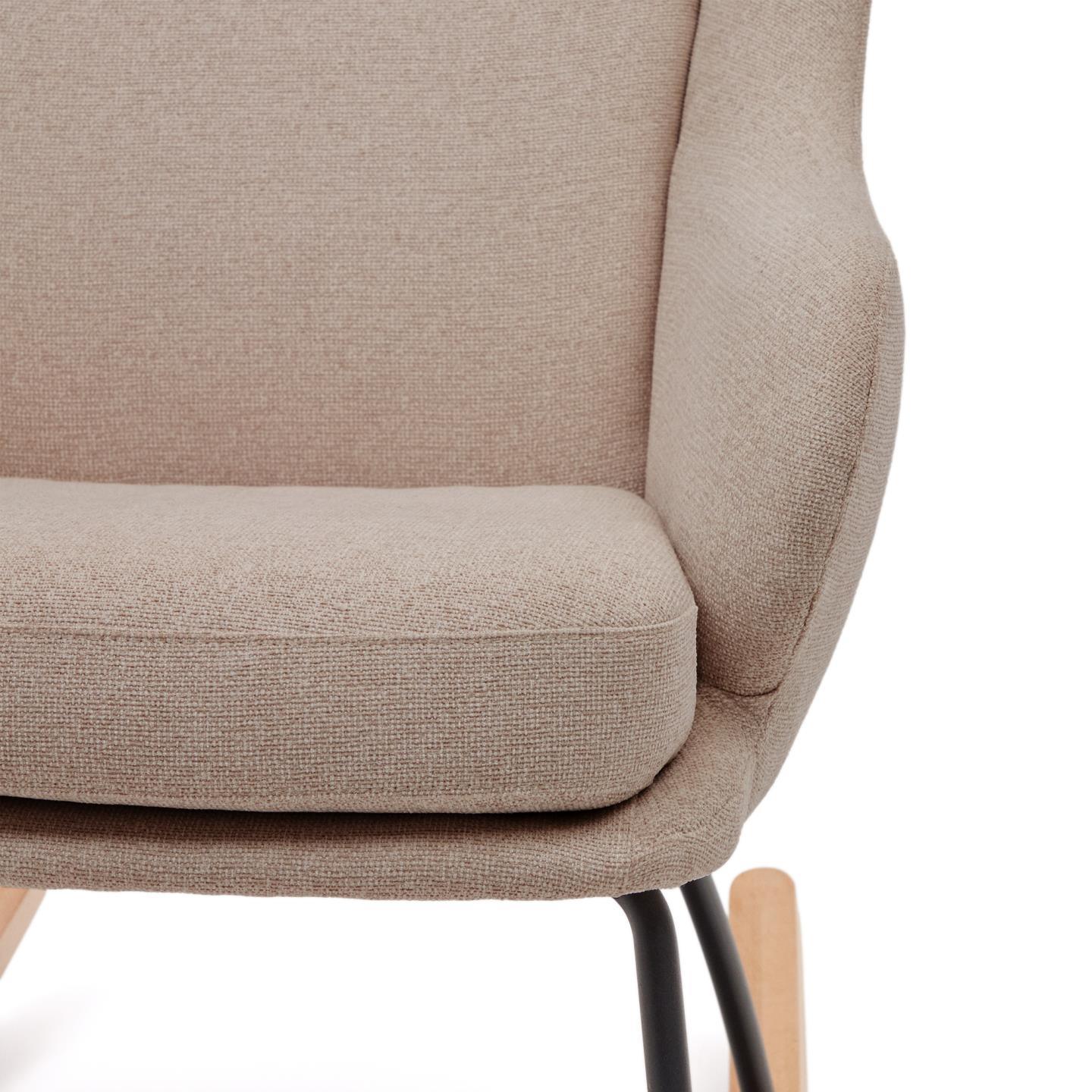 Fotel bujany MAUSTIN beżowy szenil La Forma Eye on Design