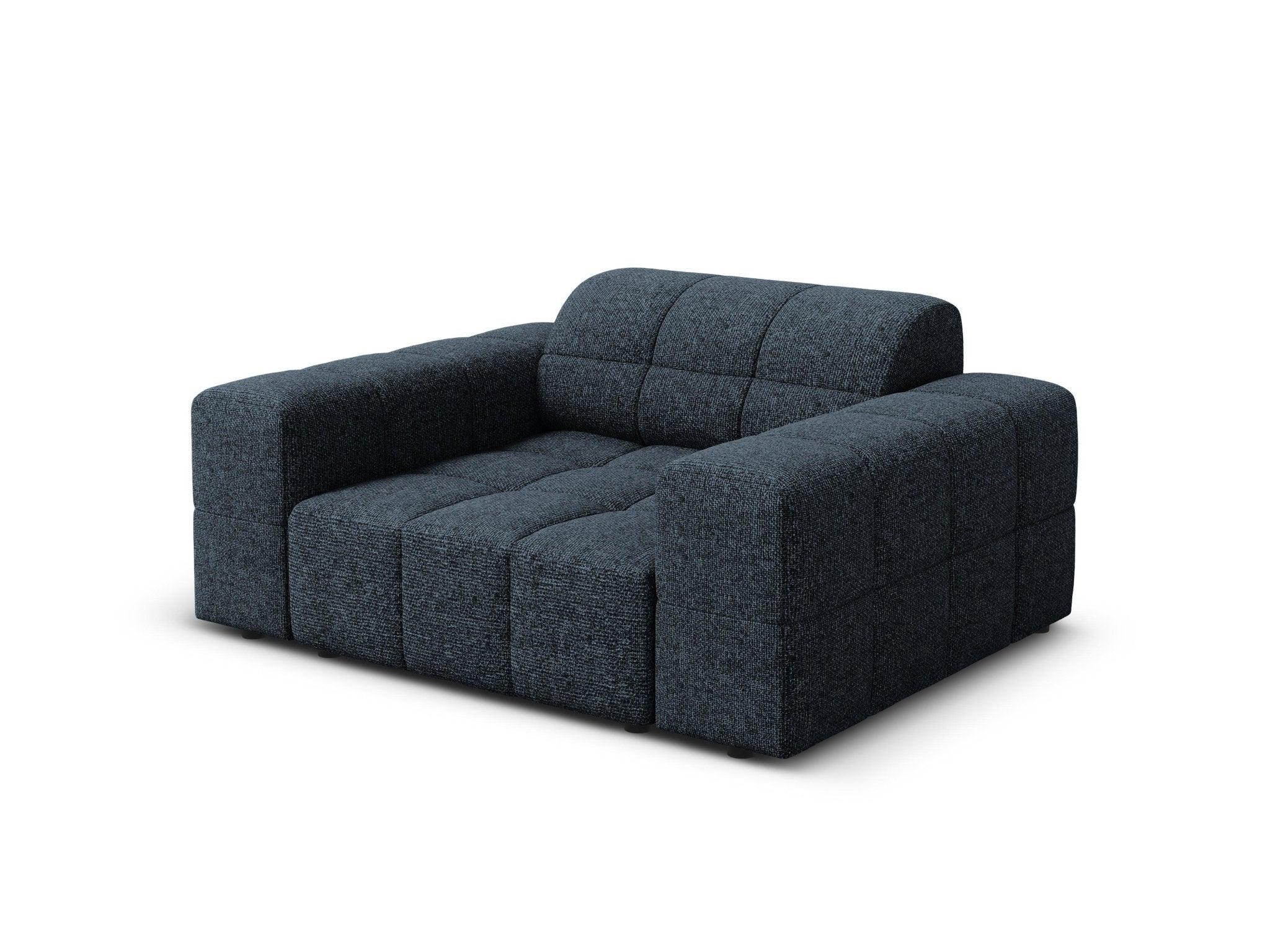 Fotel CHICAGO niebieski szenil – Cosmopolitan Design
