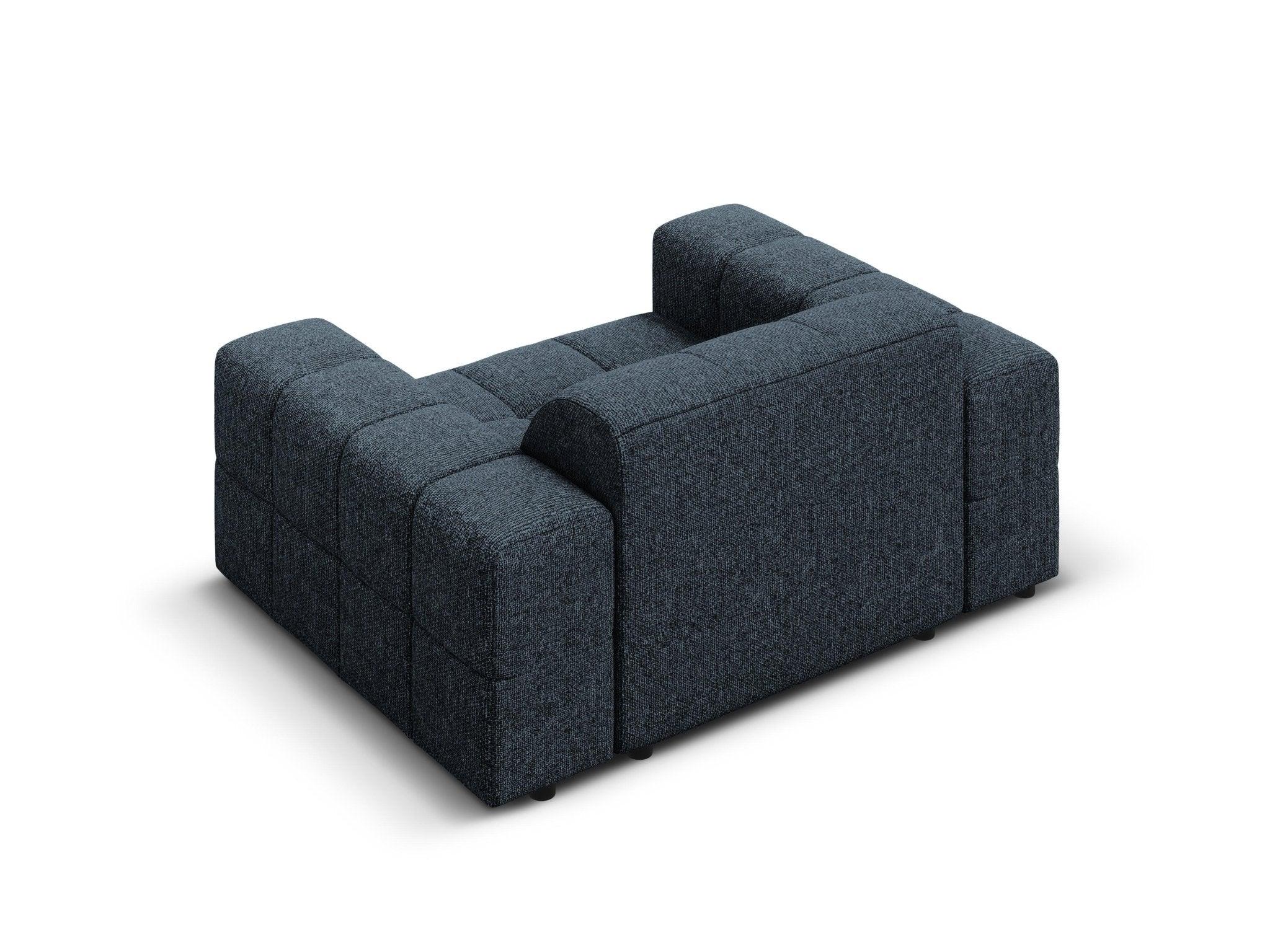Fotel CHICAGO niebieski szenil – Cosmopolitan Design