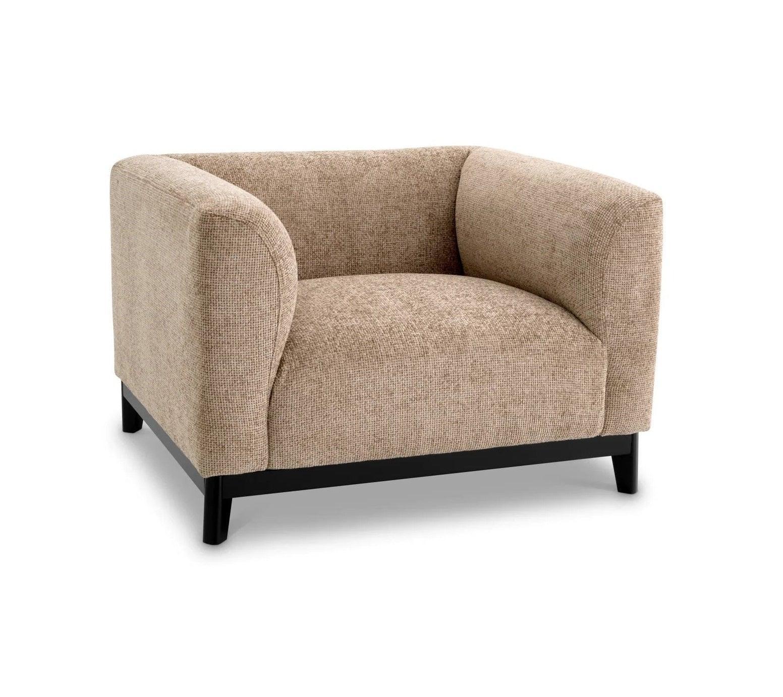 Fotel CORSO piaskowy Eichholtz Eye on Design