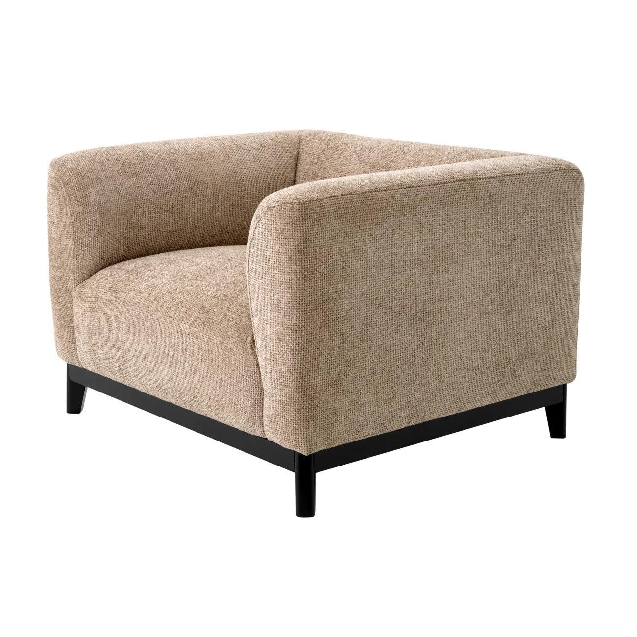 Fotel CORSO piaskowy Eichholtz Eye on Design