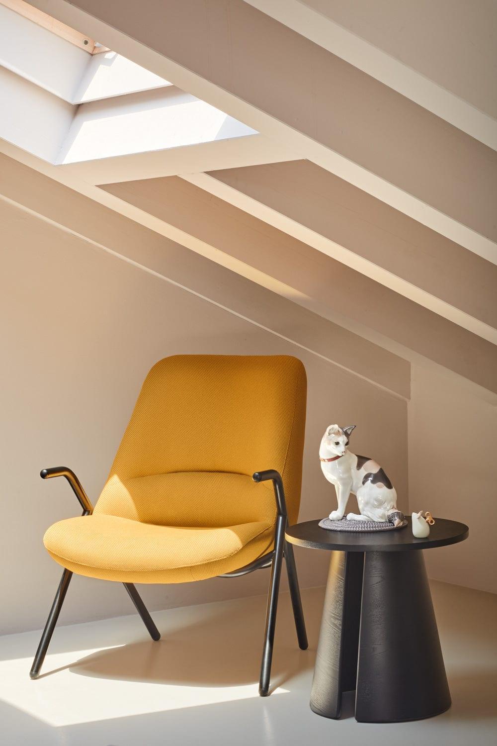 Fotel DINS musztardowy Teulat Eye on Design