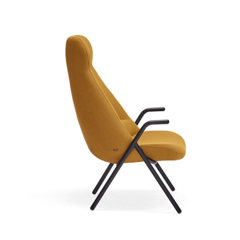 Fotel DINS wysoki musztardowy Teulat Eye on Design