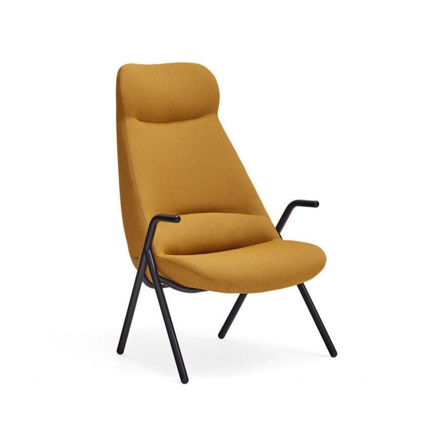 Fotel DINS wysoki musztardowy Teulat Eye on Design