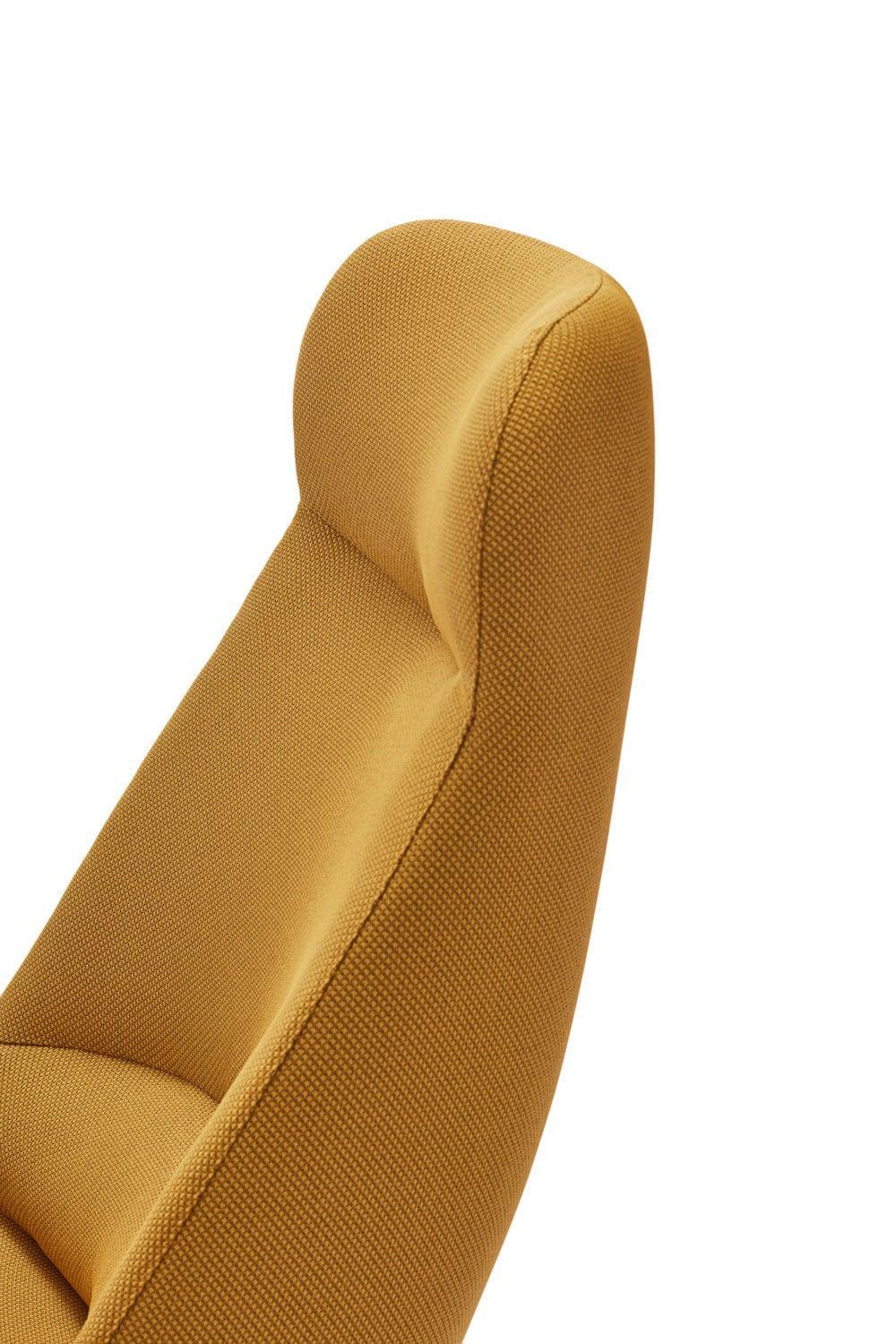 Fotel DINS wysoki musztardowy Teulat Eye on Design