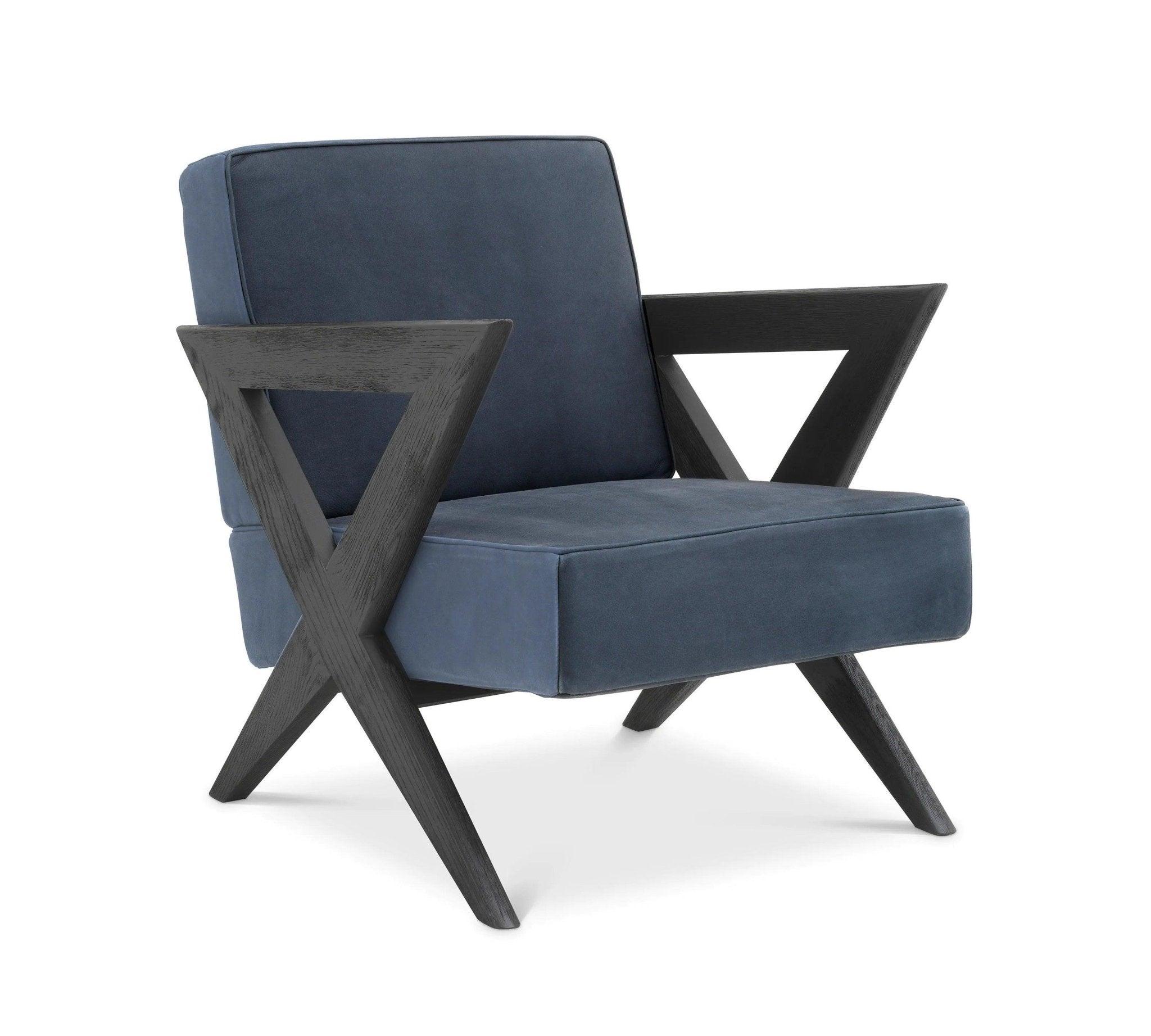 Fotel FELIPPE granatowy Eichholtz Eye on Design