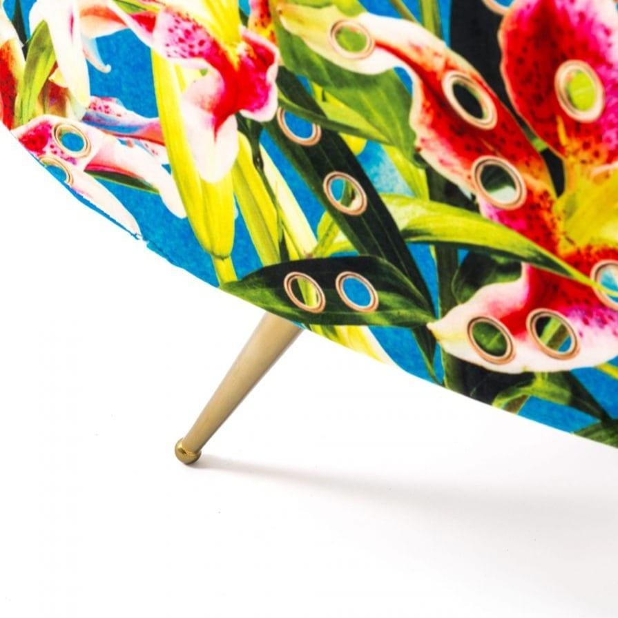 Fotel FLOWERS niebieski Seletti Eye on Design