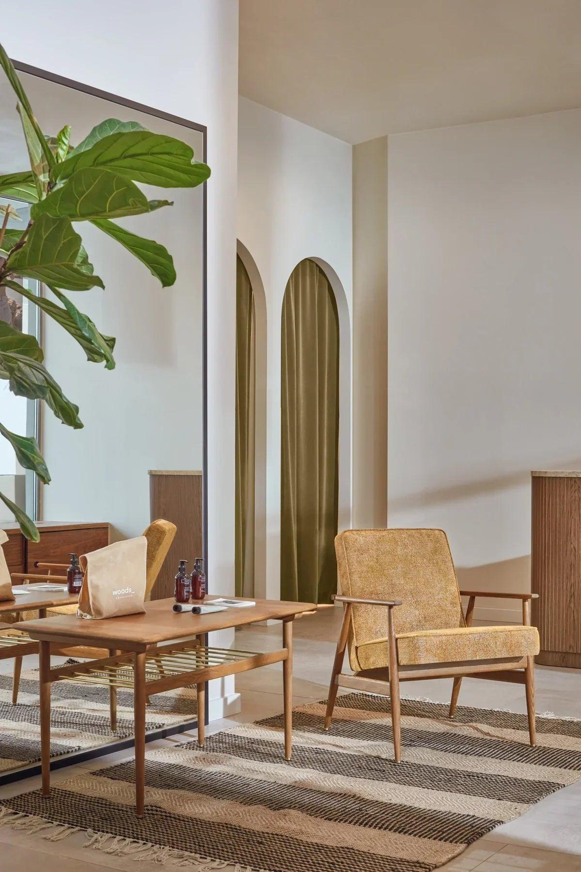 Fotel FOX miętowy w tkaninie Velvet Mint 366 concept Eye on Design