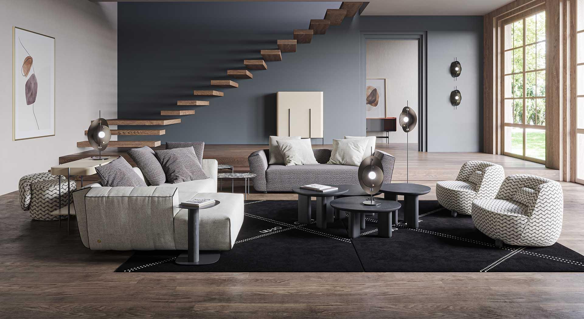 Fotel GRADISCA łososiowy Liu Jo Living Eye on Design