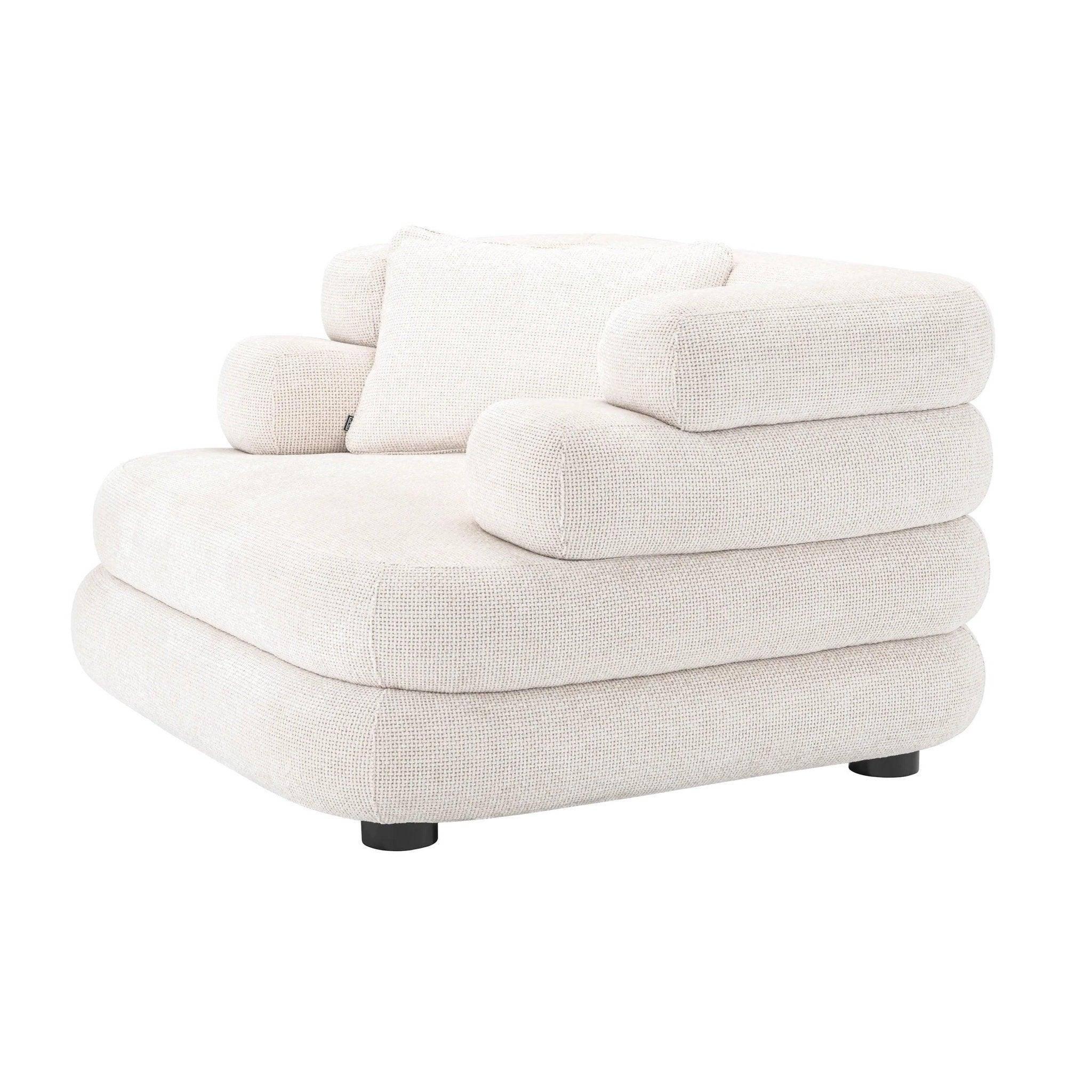 Fotel MALAGA biały Eichholtz Eye on Design