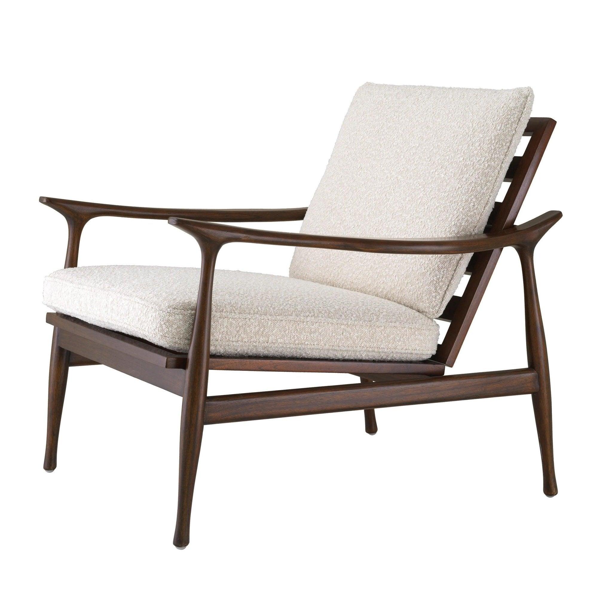 Fotel MANZO kremowy boucle Eichholtz Eye on Design