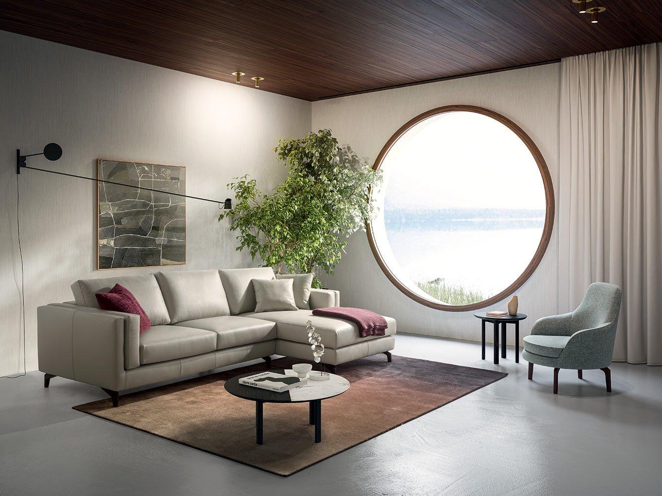 Fotel MEDEA ciemnobrązowa podstawa Calligaris Eye on Design