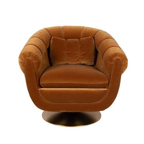 Fotel MEMBER brązowy Dutchbone Eye on Design