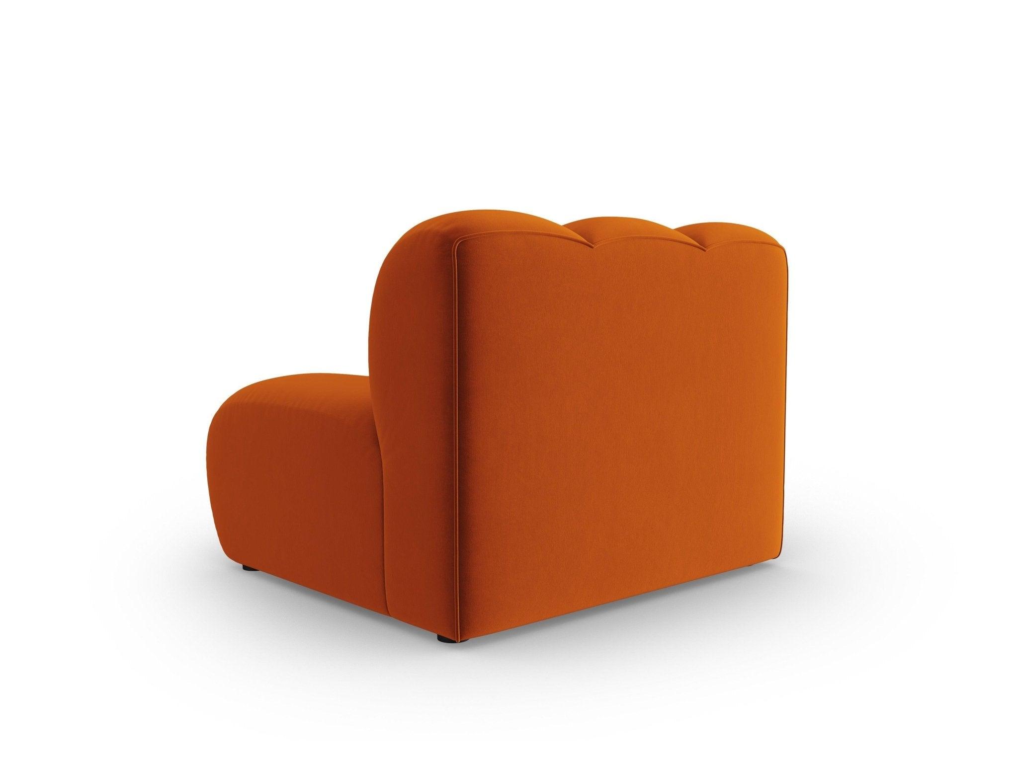 Fotel / moduł aksamitny SKYLER ceglany Interieurs 86 Eye on Design