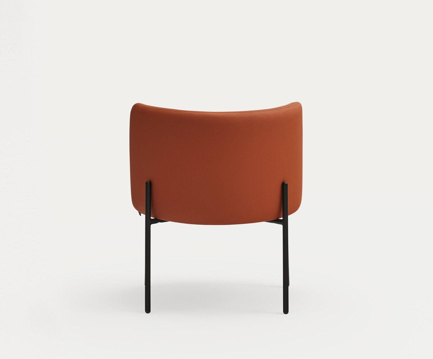 Fotel MOGI pomarańczowa ekoskóra Teulat Eye on Design