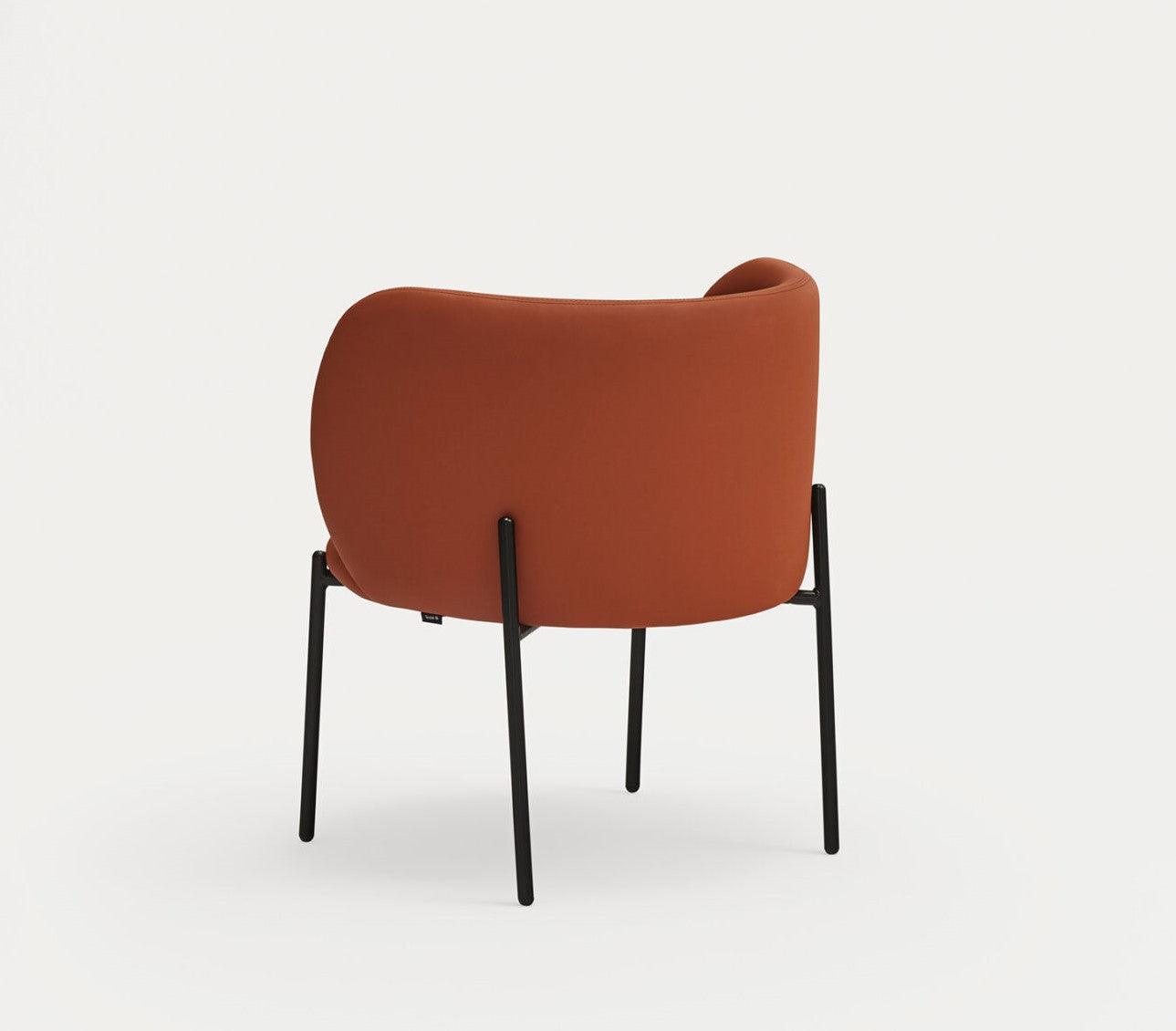 Fotel MOGI pomarańczowa ekoskóra Teulat Eye on Design