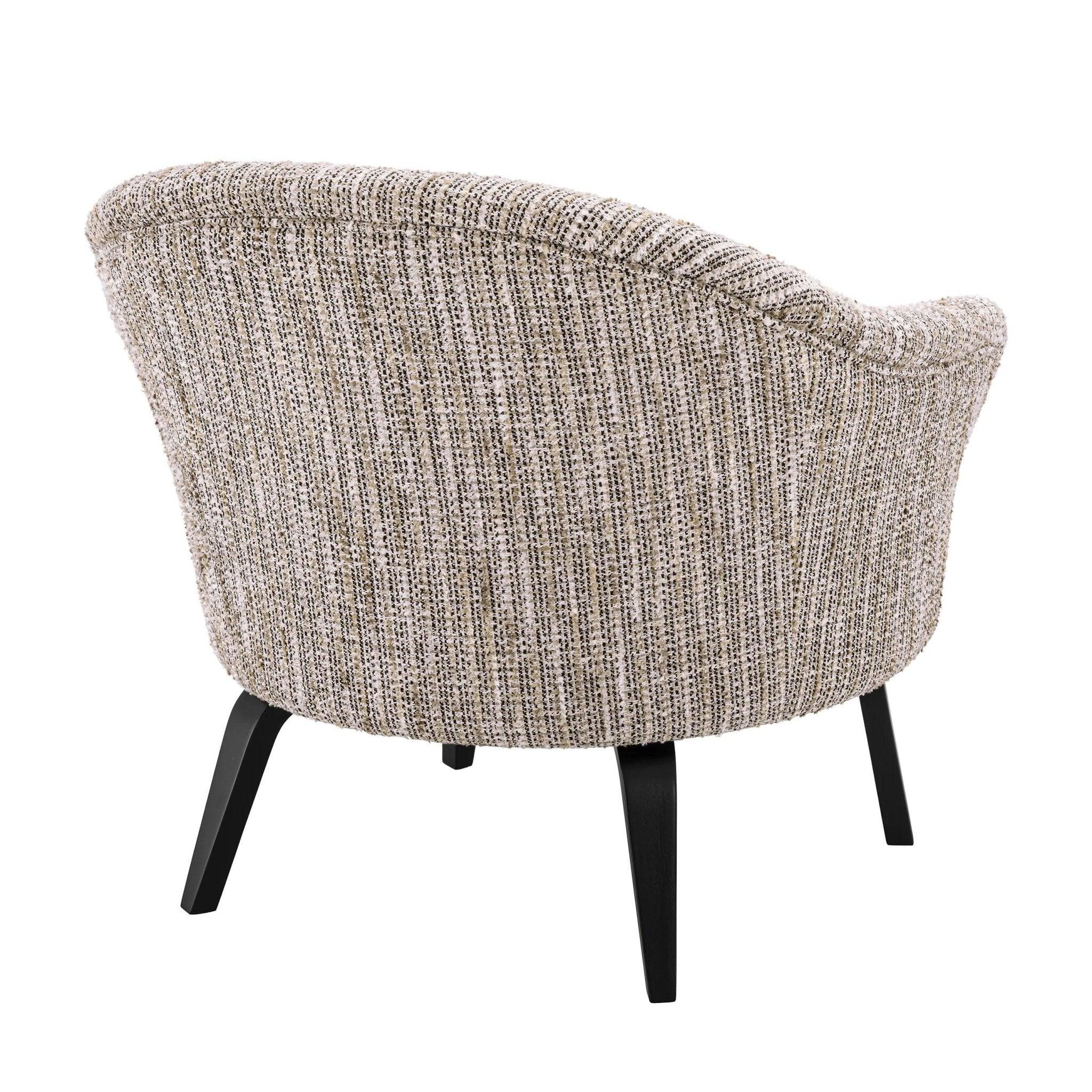 Fotel MORETTI beżowy melanż Eichholtz Eye on Design