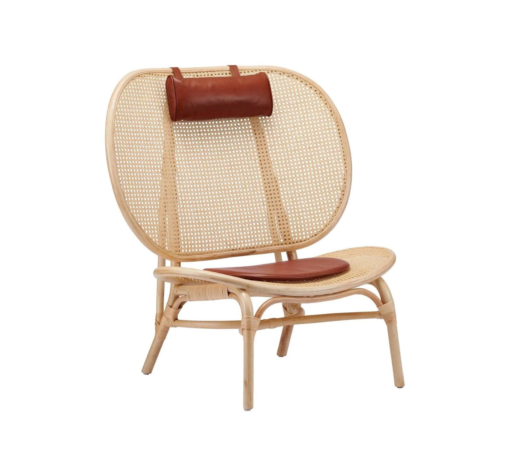 Fotel NOMAD bambusowy z rattanem NORR11 Eye on Design