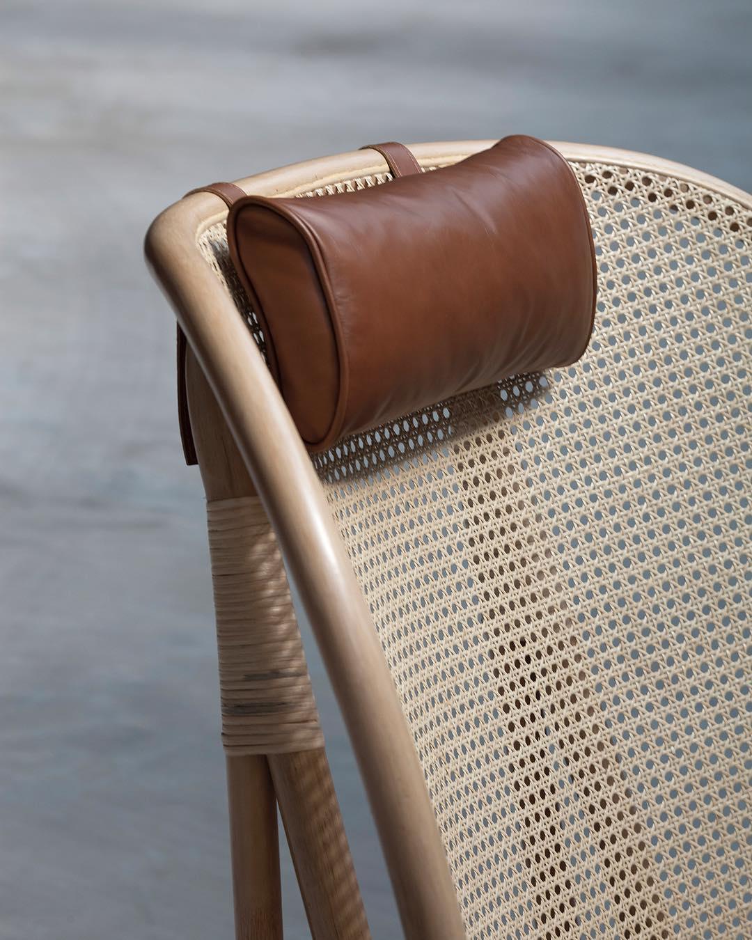 Fotel NOMAD bambusowy z rattanem NORR11 Eye on Design