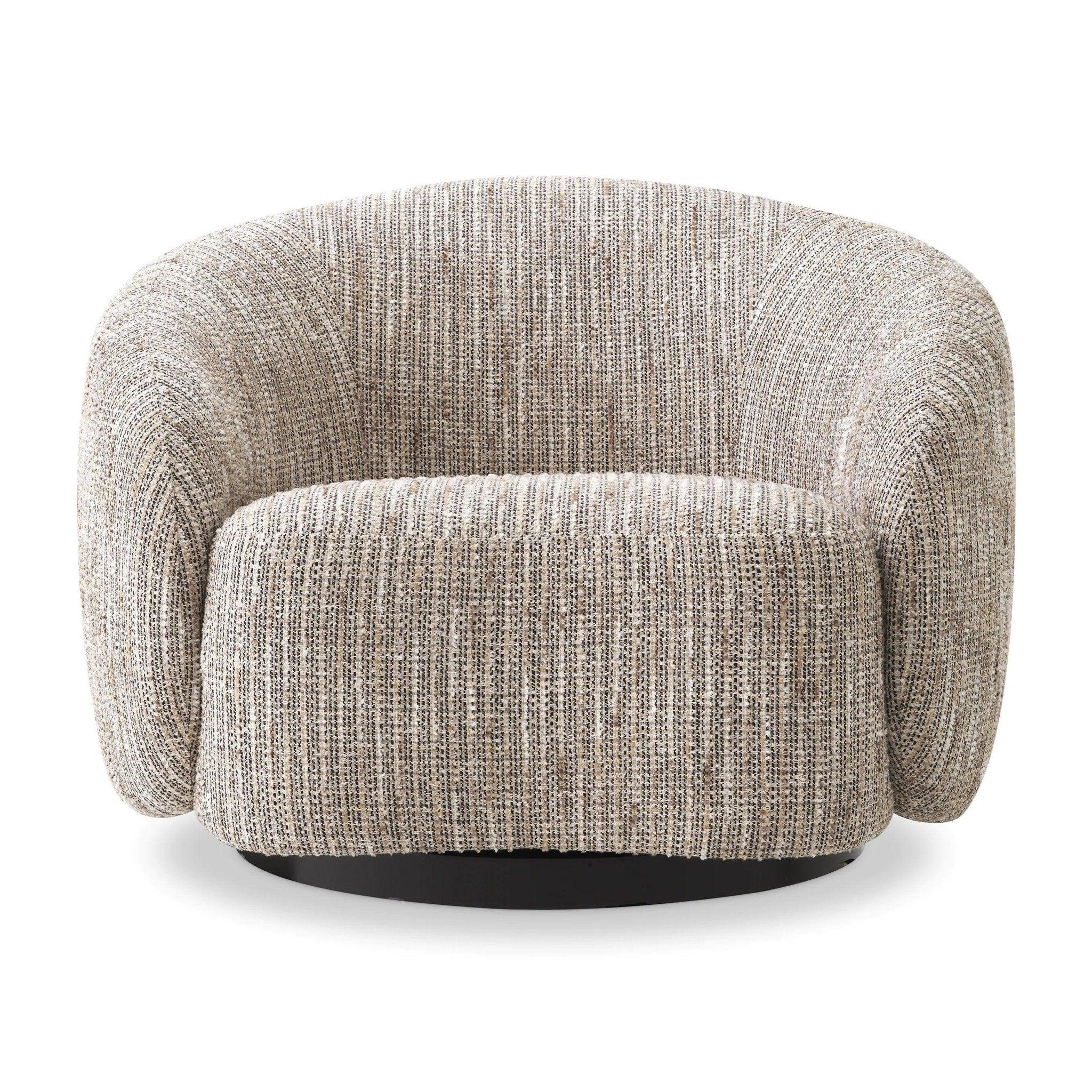 Fotel obrotowy AMORE beżowy Eichholtz Eye on Design