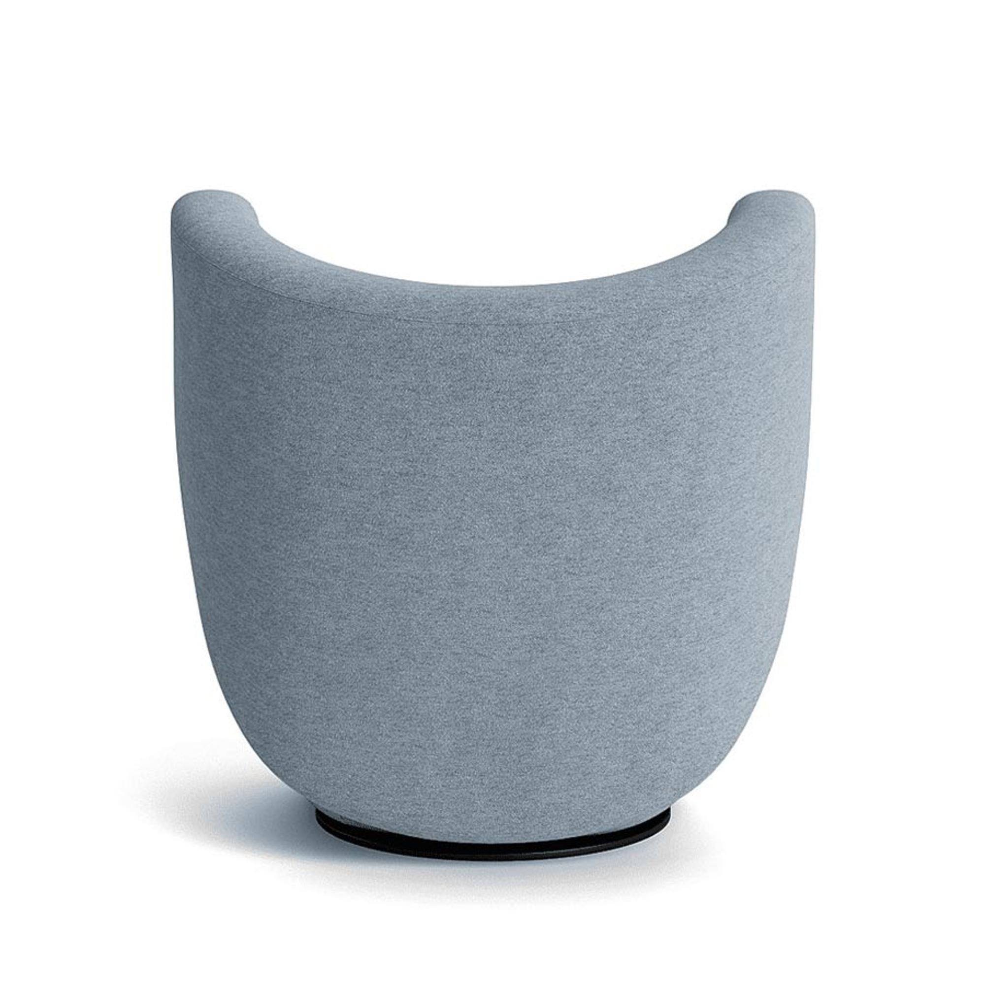 Fotel obrotowy LITTLE BIG boucle niebieski NORR11 Eye on Design