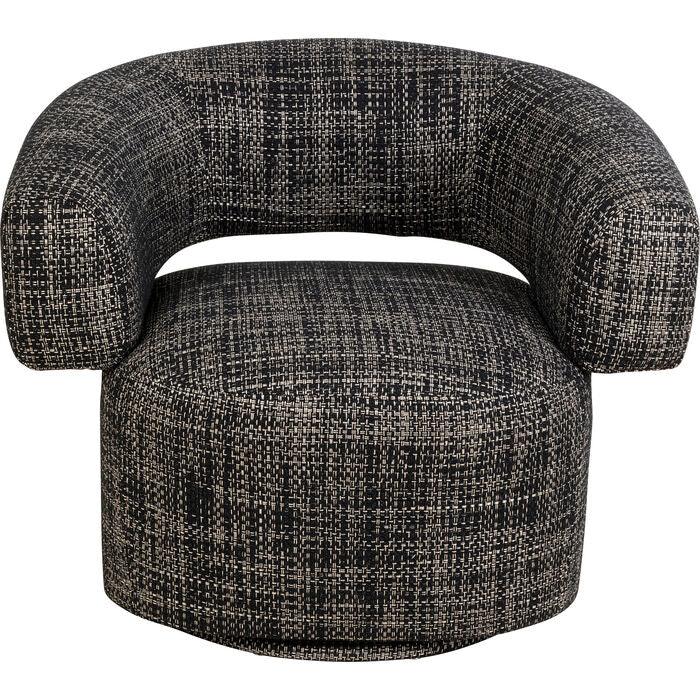 Fotel obrotowy MAYE BOW szary melanż – Kare Design