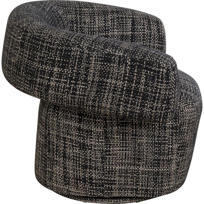 Fotel obrotowy MAYE BOW szary melanż – Kare Design