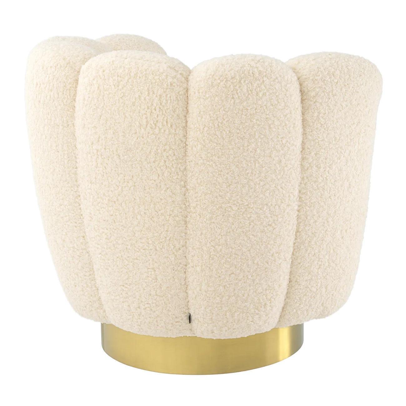 Fotel obrotowy MIRAGE beżowy Eichholtz Eye on Design