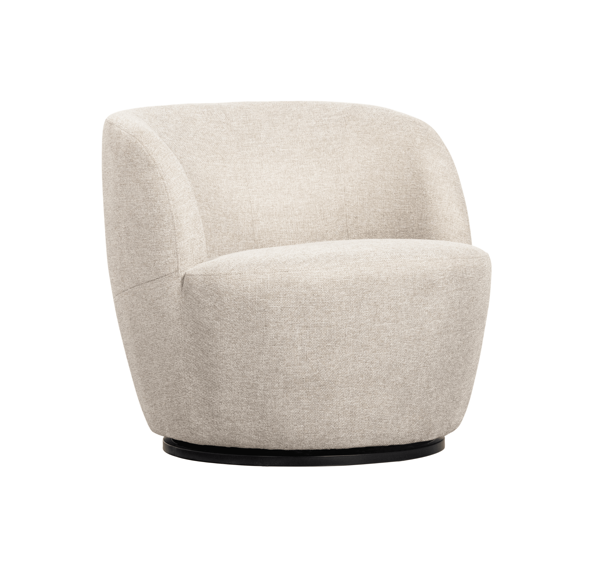 Fotel obrotowy SERRA kremowy Woood Exclusive Eye on Design