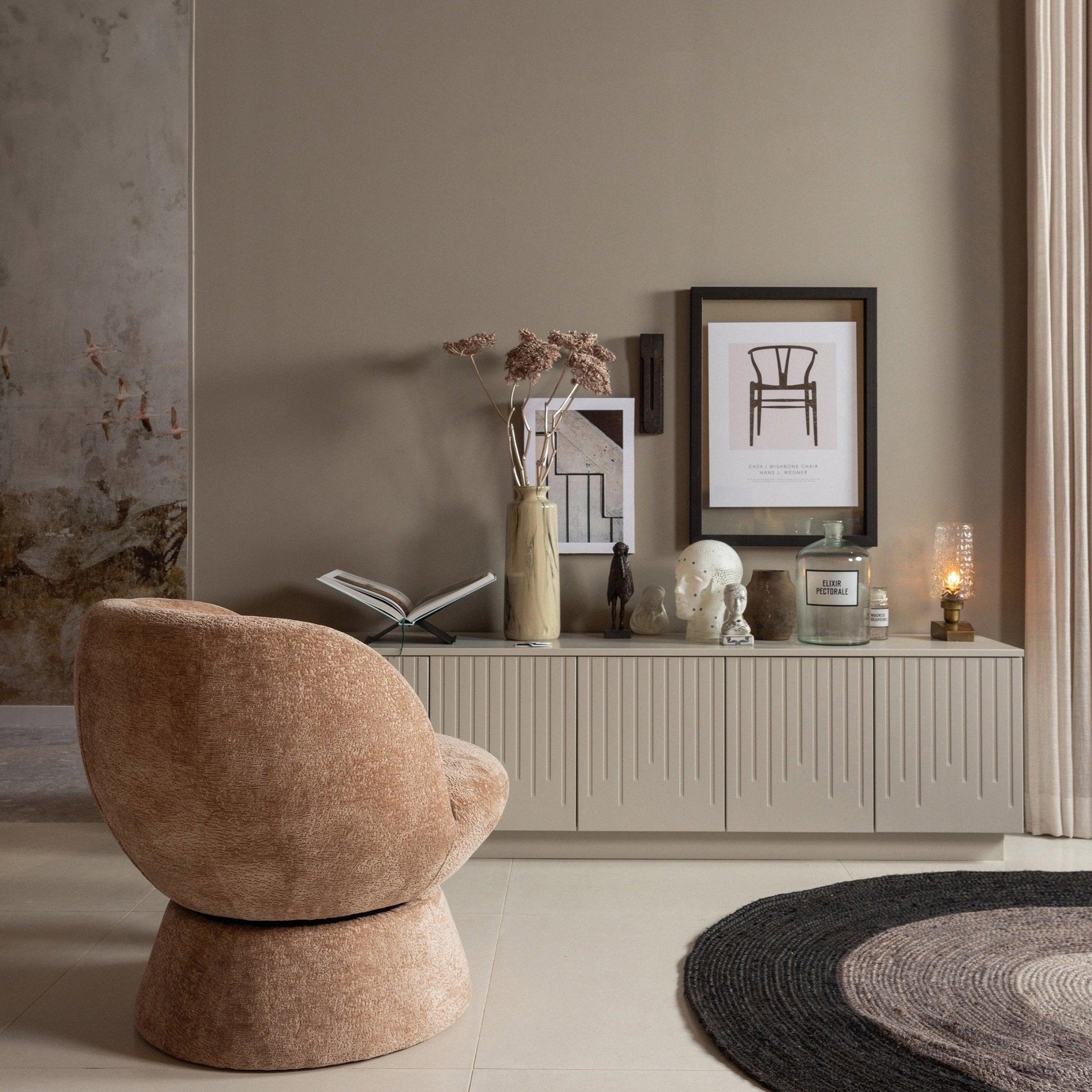 Fotel obrotowy SHUFFLE beżowy Be Pure Eye on Design