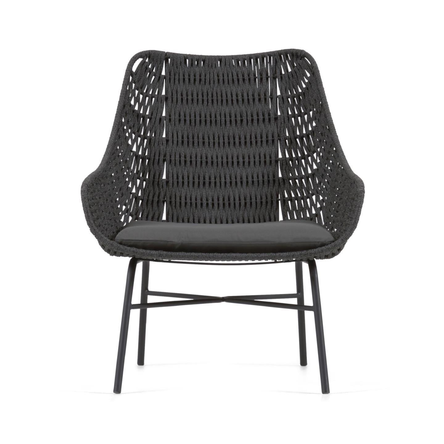 Fotel ogrodowy ABELI czarny La Forma Eye on Design