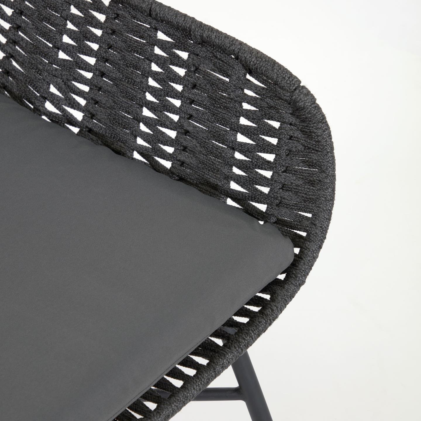 Fotel ogrodowy ABELI czarny La Forma Eye on Design