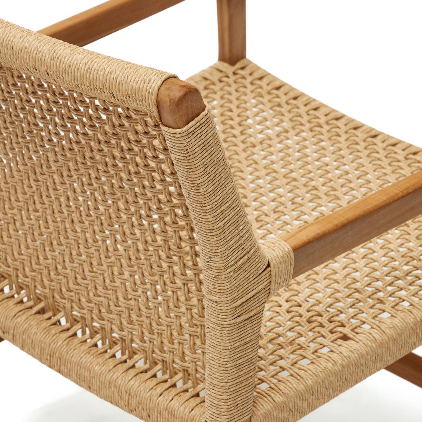 Fotel ogrodowy SABOLLA lite drewno tekowe La Forma Eye on Design