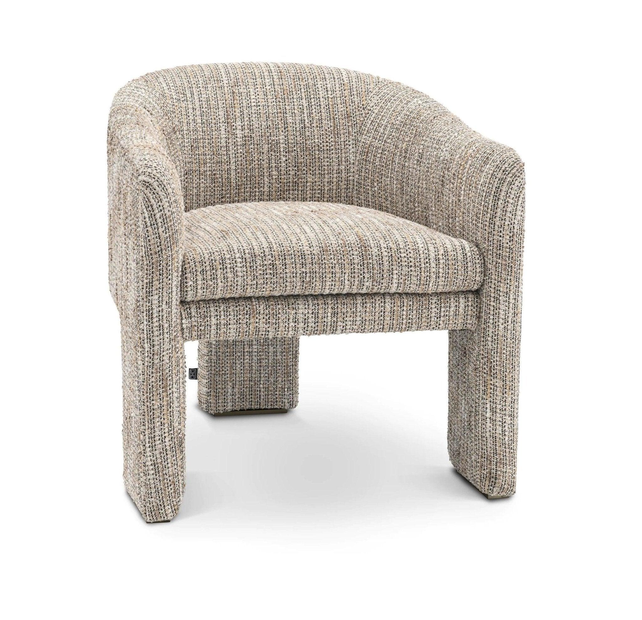 Fotel PEBBLES beżowy melanż Eichholtz Eye on Design
