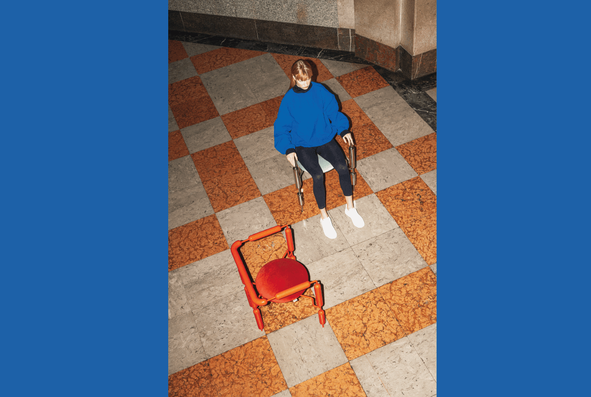 Fotel POODLE stalowy Mati Sipiora Eye on Design