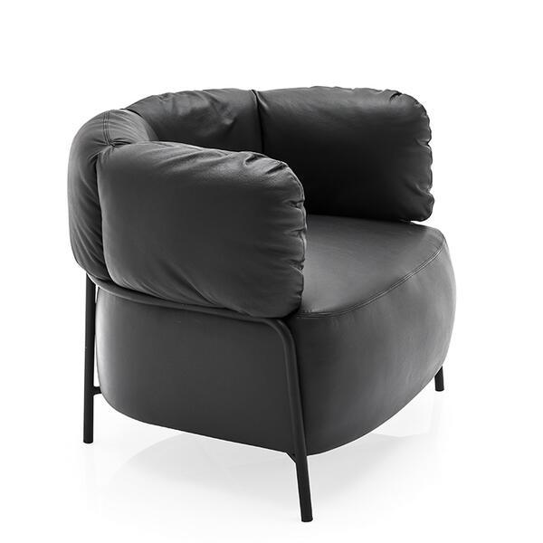 Fotel QUADROTTA czarna podstawa Calligaris Eye on Design