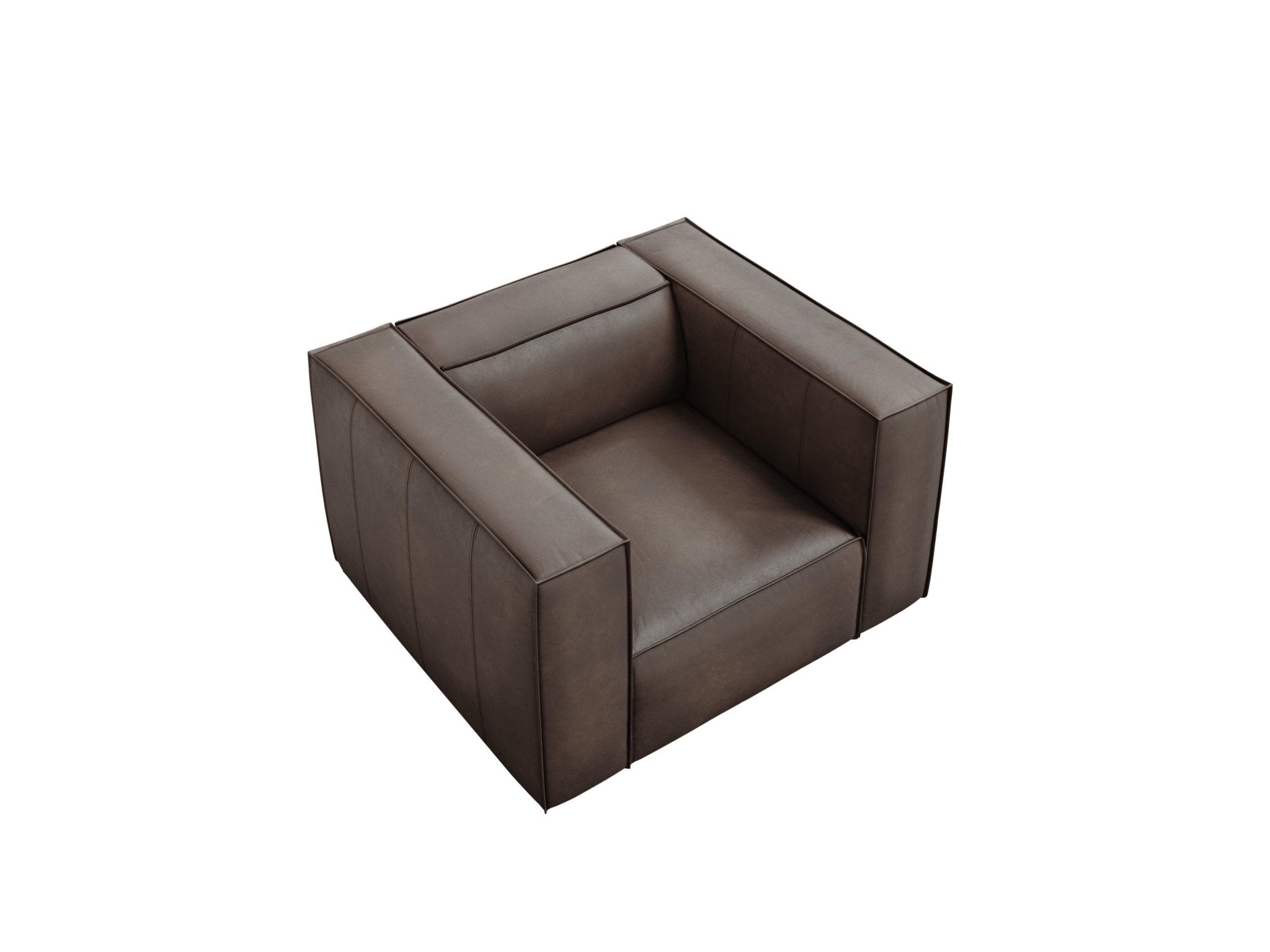 Fotel skórzany MADAME oliwkowy brąz Windsor & Co Eye on Design